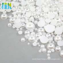 Half plastic flat back pearls beads 2mm FP03